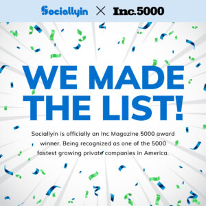 Sociallyin ranks as one of the fastest growing private companies in America