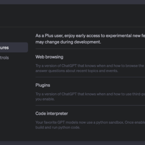 ChatGPT plugins and web browsing beta release for Plus users