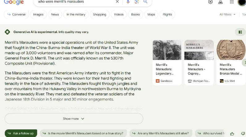 How Google's generative search experience compares to ChatGPT, Bard, Bing Chat