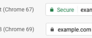 Chrome's HTTPS lock icon disappears