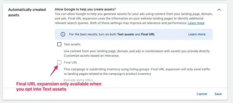 Google tests automatically created resources for maximum performance