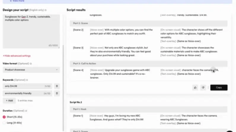 TikTok launches new AI ad script generator