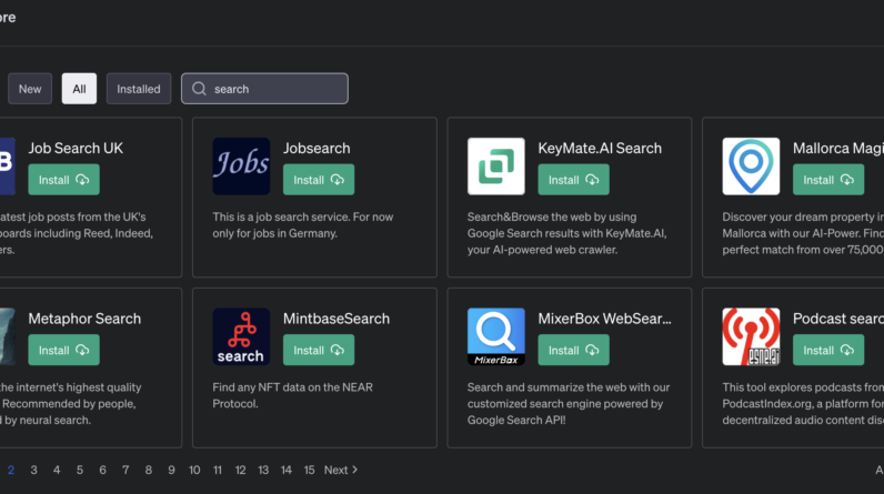 How to search the web with 40 ChatGPT plugins