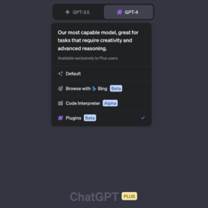 How to use ChatGPT plugins for work
