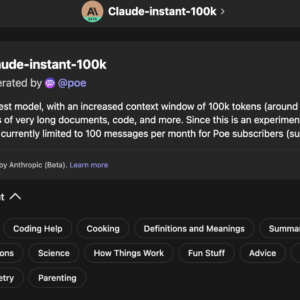 Claude Instant with 100,000 tokens beats leading AI chatbots
