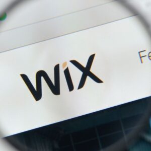 Wix website homepage