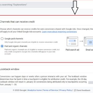 Google Analytics 4 introduces a new conversion attribution setting