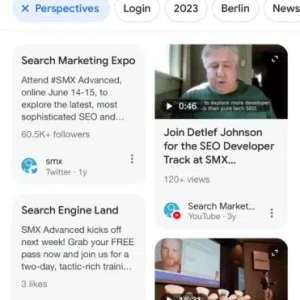 Google is rolling out a perspective filter to mobile search results