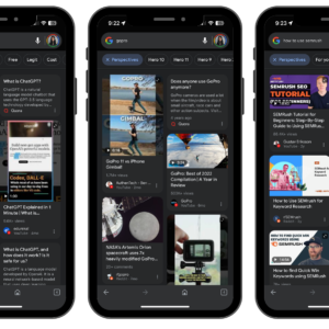 The Google Perspectives search filter offers different points of view with engaging content