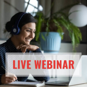 Live Webinar Woman Laptop Red Text 800x450