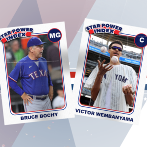 MLB Star Power Index: Bruce Bochy says a lot with few words, Victor Wembanyama gets into baseball