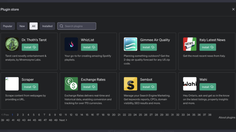 25 ChatGPT plugins for marketing in the extended plugin store