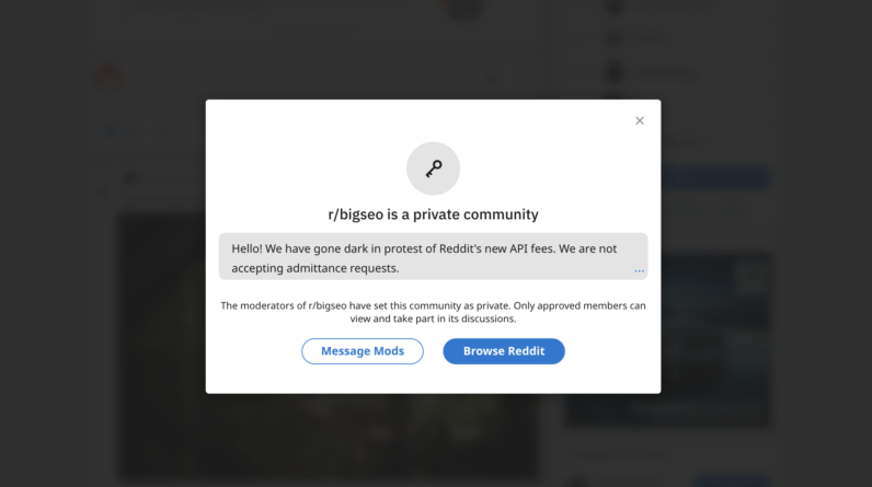 Is reddit down?  Why your favorite subreddits were made private