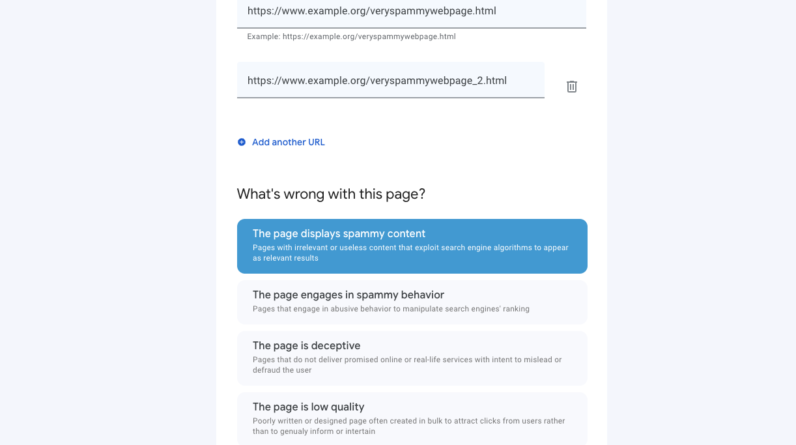 Google aims to improve search quality with a new feedback form