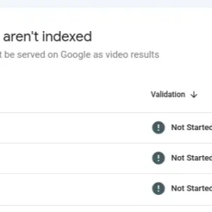 The Google Search Console video indexing report receives three new problem details