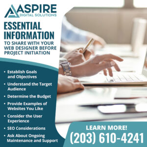 Things to tell your web designer before the project begins