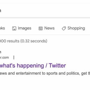 Not only did Twitter block unregistered users, it blocked Google Search