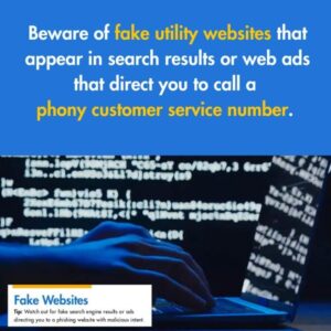 Atmos Energy warns customers about "search engine phishing" scam.