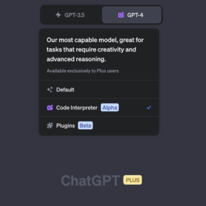 Code interpreter available to all ChatGPT Plus users