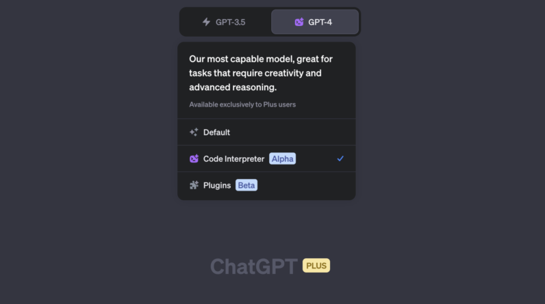 Code interpreter available to all ChatGPT Plus users