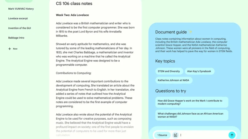 Google launches NotebookLM: an AI note-taking assistant