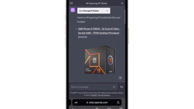 Newegg provides a ChatGPT plugin to customers