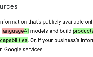 Google updates privacy policy to collect public data for AI training
