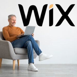 The Wix AI site builder creates the entire website: images, text