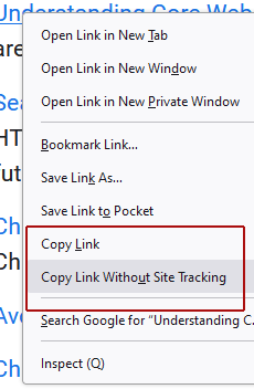 Removing Firefox URL Tracking: Is This A Trend To Watch?