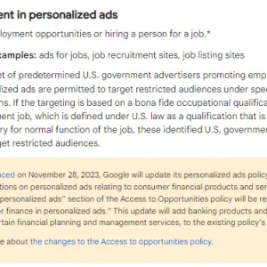 Google to review disapproved ad issues after policy update