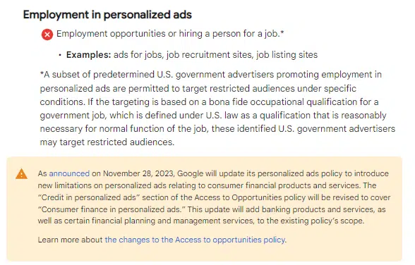 Google to review disapproved ad issues after policy update