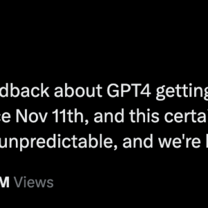 OpenAI investigates complaints of "lazy" GPT-4 in Google reviews, X