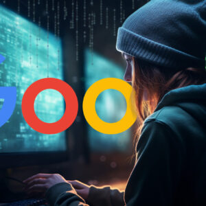 Programmatic Seo Google Logo Woman Hacker