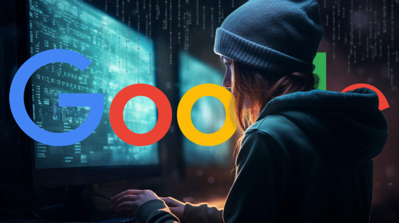 Programmatic Seo Google Logo Woman Hacker