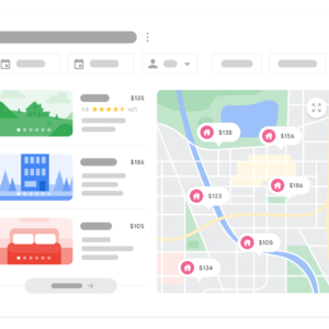 New vacation rental rich result in Google Search