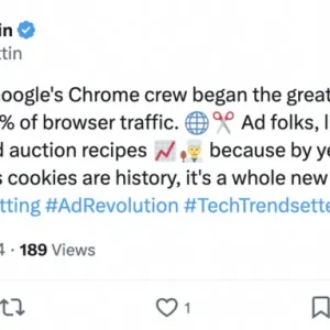 Google has started removing third-party cookies