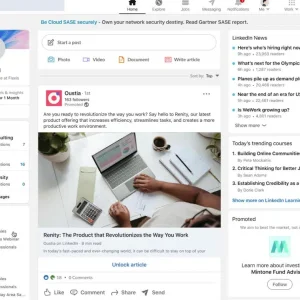 LinkedIn launches sponsored articles