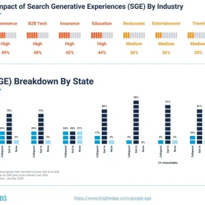 Google SGE Impact by Industry and Emerging Features