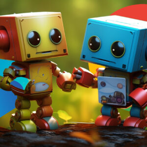 Bing Google Robot Stealing