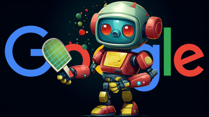 Google Robot Ping Pong Racket