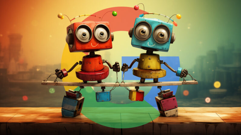 Google Robots Seesawing