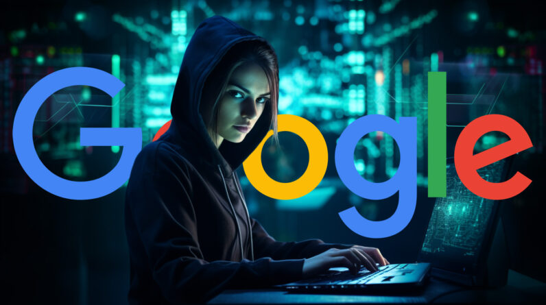 Hacker Google Logo Computer