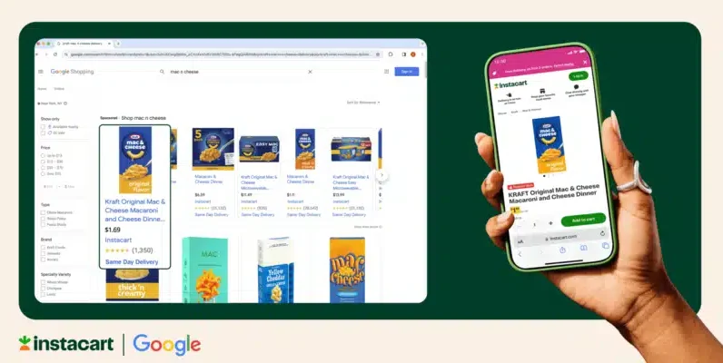 Instacart launches off-platform Google Shopping ads for partners
