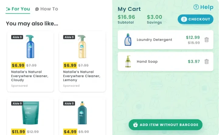 Instacart begins running ads on Good Food Holdings' shopping carts