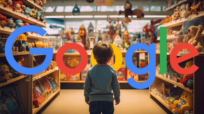 Kid Toy Store Google Logo