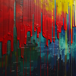 Colors Falling Dripping