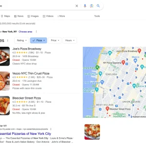 Google is removing the option to show more local results in search results