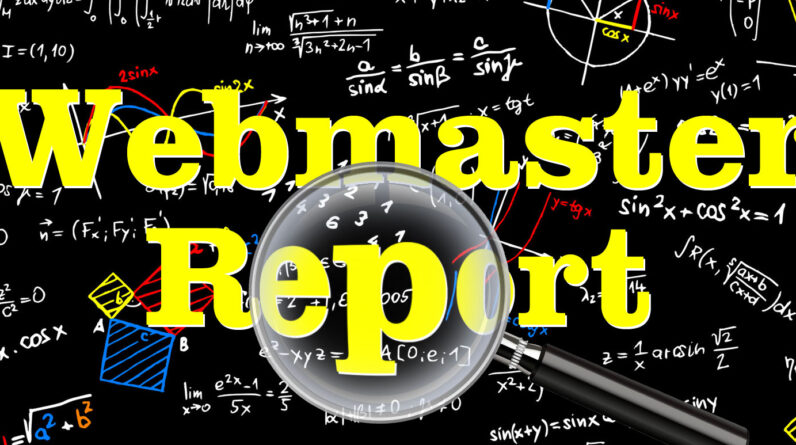 Google Webmaster Report