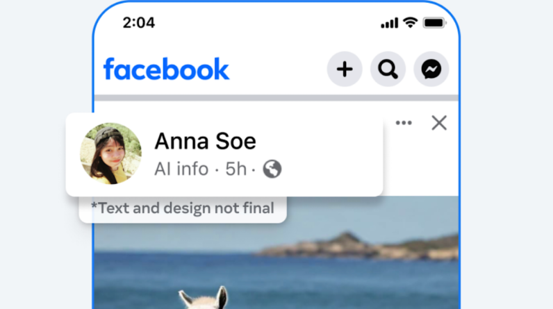 Meta will tag AI images on Facebook, Instagram and Threads