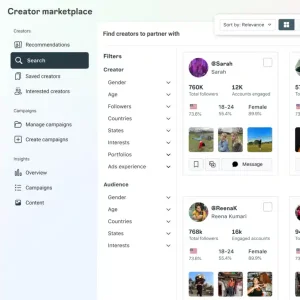 Instagram grows Creator Marketplace to help brands find creators